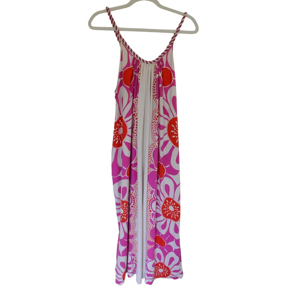 FARM Rio Maia Printed Linen blend Jumpsuit Size Large - Picture 4 of 8